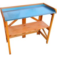 PROMADINO Pflanztisch, BxHxT: 97 x 88 x 45 cm, Tischplatte: Blech – braun PROMADINO Pflanztisch, BxHxT: 97 x 88 x 45 cm, Tischplatte: Blech – braun