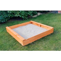 PROMADINO Sandkasten »Multi«, BxL: 140 cm x 140 cm, Kiefernholz honigbraun PROMADINO Sandkasten »Multi«, BxL: 140 cm x 140 cm, Kiefernholz honigbraun
