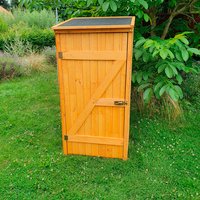 PROMADINO Geräteschrank, BxHxT: 72,5 x 148 x 68,6 cm, braun PROMADINO Geräteschrank, BxHxT: 72,5 x 148 x 68,6 cm, braun