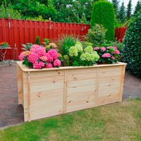 PROMADINO Hochbeet, Kiefernholz – beige PROMADINO Hochbeet, Kiefernholz – beige