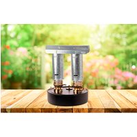 VITAVIA Paraffinheizung »LIT Fire«, Stahl, 600 W – silberfarben VITAVIA Paraffinheizung »LIT Fire«, Stahl, 600 W – silberfarben