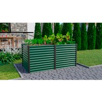 VITAVIA Hochbeet »Meta 858«, BxHxL: 96,17 x 86 x 187,68 cm, Zincalume/Aluminium – gruen VITAVIA Hochbeet »Meta 858«, BxHxL: 96,17 x 86 x 187,68 cm, Zincalume/Aluminium – gruen