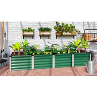 VITAVIA Hochbeet »In&Out«, BxHxL: 65 x 40,3 x 245 cm, Zincalume/Aluminium – gruen VITAVIA Hochbeet »In&Out«, BxHxL: 65 x 40,3 x 245 cm, Zincalume/Aluminium – gruen