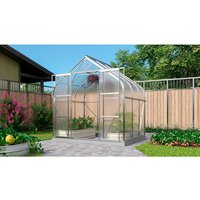 VITAVIA Gewächshaus, BxHxL: 26,35 x 254,5 x 195 cm – silberfarben VITAVIA Gewächshaus, BxHxL: 26,35 x 254,5 x 195 cm – silberfarben