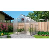 VITAVIA Gewächshaus, BxHxL: 26,35 x 254,5 x 321 cm – silberfarben VITAVIA Gewächshaus, BxHxL: 26,35 x 254,5 x 321 cm – silberfarben