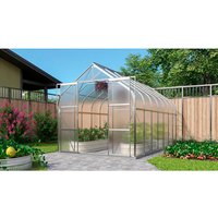 VITAVIA Gewächshaus, BxHxL: 26,35 x 254,5 x 445 cm – silberfarben VITAVIA Gewächshaus, BxHxL: 26,35 x 254,5 x 445 cm – silberfarben