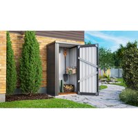 PERGART Gerätehaus »Marburg«, Metall, BxHxT: 98 x 189 x 81 cm (Außenmaße inkl. Dachüberstand) – grau Rabatt: 18 % PERGART Gerätehaus »Marburg«, Metall, BxHxT: 98 x 189 x 81 cm (Außenmaße inkl. Dachüberstand) – grau Rabatt: 18 %