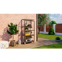 VITAVIA Regal, BxL: 78,9 x 40,3 cm, Aluminium – grau VITAVIA Regal, BxL: 78,9 x 40,3 cm, Aluminium – grau