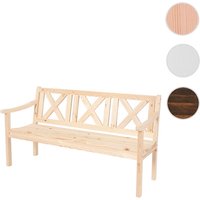 MVG Sitzbank »MVG-HA022«, Holz, 3-Sitzer, BxHxT: 160 x 91 x 61 cm – braun MVG Sitzbank »MVG-HA022«, Holz, 3-Sitzer, BxHxT: 160 x 91 x 61 cm – braun