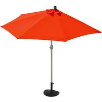 MVG Sonnenschirm »MVG-HA004«, 260 x 135 cm, mit Ständer – orange MVG Sonnenschirm »MVG-HA004«, 260 x 135 cm, mit Ständer – orange