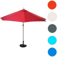 MVG Sonnenschirm »MVG-HA004«, 260 x 135 cm, mit Ständer – rot MVG Sonnenschirm »MVG-HA004«, 260 x 135 cm, mit Ständer – rot