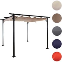 MVG Pergola »MVG-C42«, 3 x 3 m, 6-cm-Gestell mit Schiebedach – weiss MVG Pergola »MVG-C42«, 3 x 3 m, 6-cm-Gestell mit Schiebedach – weiss
