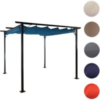 MVG Pergola »MVG-C42«, 3 x 3 m, 6-cm-Gestell mit Schiebedach – blau MVG Pergola »MVG-C42«, 3 x 3 m, 6-cm-Gestell mit Schiebedach – blau