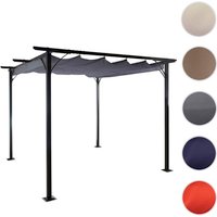 MVG Pergola »MVG-C42«, 3 x 3 m, 6-cm-Gestell mit Schiebedach – grau MVG Pergola »MVG-C42«, 3 x 3 m, 6-cm-Gestell mit Schiebedach – grau