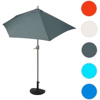 MVG Sonnenschirm »MVG-HA004«, 260 x 135 cm, mit Ständer – grau MVG Sonnenschirm »MVG-HA004«, 260 x 135 cm, mit Ständer – grau