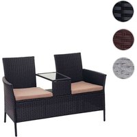 MVG Loungeset »MVG-E24«, Stahl/Glas/Kunststoff, 2-Sitzer, BxHxT: 132 x 84 x 55 cm – schwarz Rabatt: 14 % MVG Loungeset »MVG-E24«, Stahl/Glas/Kunststoff, 2-Sitzer, BxHxT: 132 x 84 x 55 cm – schwarz Rabatt: 14 %