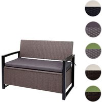 MVG Sitzbank mit Sitzkissen »MVG-F39«, Stahl/Kunststoff, 2-Sitzer, BxHxT: 117 x 87 x 57 cm – schwarz Rabatt: 14 % MVG Sitzbank mit Sitzkissen »MVG-F39«, Stahl/Kunststoff, 2-Sitzer, BxHxT: 117 x 87 x 57 cm – schwarz Rabatt: 14 %