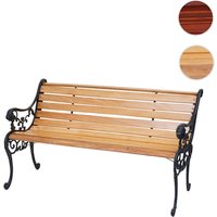 MVG Gartenbank »MVG-F98«, Gusseisen/Holz, 2-Sitzer, BxHxT: 125 x 72 x 37 cm – braun MVG Gartenbank »MVG-F98«, Gusseisen/Holz, 2-Sitzer, BxHxT: 125 x 72 x 37 cm – braun