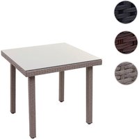 MVG Gartentisch »MVG-HA029«, 80 x 80 cm, Glasplatte – grau Rabatt: 18 % MVG Gartentisch »MVG-HA029«, 80 x 80 cm, Glasplatte – grau Rabatt: 18 %