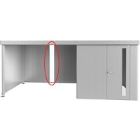 BIOHORT Elektro-Montagepaneel, Länge: 140 cm, silber, für: Biohort MiniGarage Größe L – weiss BIOHORT Elektro-Montagepaneel, Länge: 140 cm, silber, für: Biohort MiniGarage Größe L – weiss