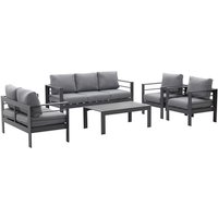 MeXo Gartenmöbelset »9519«, 5-teilig, Textil/Aluminium – silberfarben Rabatt: 25 % MeXo Gartenmöbelset »9519«, 5-teilig, Textil/Aluminium – silberfarben Rabatt: 25 %