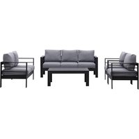 MeXo Gartenmöbelset »9519«, 5-teilig, Textil/Aluminium – silberfarben Rabatt: 25 % MeXo Gartenmöbelset »9519«, 5-teilig, Textil/Aluminium – silberfarben Rabatt: 25 %