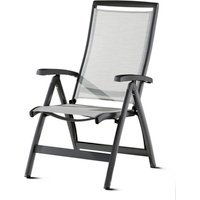 Sieger EXCLUSIV Klappsessel »Royal«, Aluminium, BxHxT: 61 x 112 x 75 cm – grau Sieger EXCLUSIV Klappsessel »Royal«, Aluminium, BxHxT: 61 x 112 x 75 cm – grau