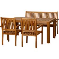 SIENA GARDEN Gartenmöbelset »Paleros«, 4er-Set, Akazie – braun SIENA GARDEN Gartenmöbelset »Paleros«, 4er-Set, Akazie – braun