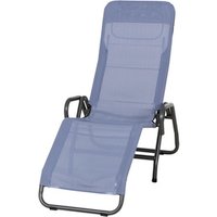 SIENA GARDEN Sonnenliege »Bito«, LxBxH: 139 x 72 x 118 cm, Stahl – blau SIENA GARDEN Sonnenliege »Bito«, LxBxH: 139 x 72 x 118 cm, Stahl – blau