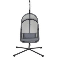 SIENA GARDEN Hängekorb »YOBAYA«, Stahl, BxHxT: 123 x 192 x 102 cm – grau SIENA GARDEN Hängekorb »YOBAYA«, Stahl, BxHxT: 123 x 192 x 102 cm – grau