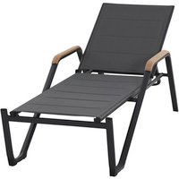 SIENA GARDEN Sonnenliege »Tesoro«, LxBxH: 195 x 69,5 x 108 cm, Aluminium – grau SIENA GARDEN Sonnenliege »Tesoro«, LxBxH: 195 x 69,5 x 108 cm, Aluminium – grau