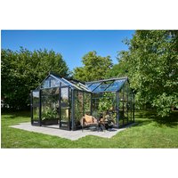 JULIANA Gewächshaus »Orangerie«, anthrazit, Aluminium/Sicherheitsglas – grau JULIANA Gewächshaus »Orangerie«, anthrazit, Aluminium/Sicherheitsglas – grau
