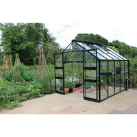 HALLS Gewächshaus »Blockley«, schwarz, Aluminium/Sicherheitsglas HALLS Gewächshaus »Blockley«, schwarz, Aluminium/Sicherheitsglas