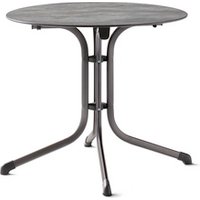 SIEGER Klapptisch, LxB: 85 x 85 cm, Polytec®, rund – grau SIEGER Klapptisch, LxB: 85 x 85 cm, Polytec®, rund – grau