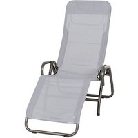 SIENA GARDEN Sonnenliege »Bito«, LxBxH: 139 x 72 x 118 cm, Stahl – grau SIENA GARDEN Sonnenliege »Bito«, LxBxH: 139 x 72 x 118 cm, Stahl – grau