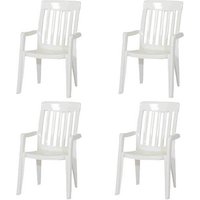 SIEGER Stapelsessel »Palma«, 4er-Set, Kunststoff – weiss Rabatt: 14 % SIEGER Stapelsessel »Palma«, 4er-Set, Kunststoff – weiss Rabatt: 14 %