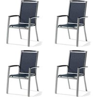 Sieger EXCLUSIV Gartenmöbelset »Trento«, 4er-Set, Aluminium – grau Sieger EXCLUSIV Gartenmöbelset »Trento«, 4er-Set, Aluminium – grau