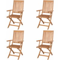 SIENA GARDEN Klappsessel »Paleros«, 4er-Set, Akazie – braun SIENA GARDEN Klappsessel »Paleros«, 4er-Set, Akazie – braun