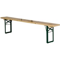 FUN STAR Bank »Festzeltgarnitur«, Stahl, 2-Sitzer, BxH: 220 x 50 cm – beige FUN STAR Bank »Festzeltgarnitur«, Stahl, 2-Sitzer, BxH: 220 x 50 cm – beige