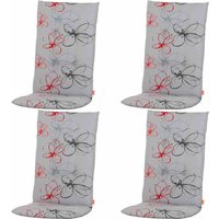 SIENA GARDEN Gartenmöbelauflage »Mirach«, LxBxH: 120x48x6 cm, Baumwolle – rot SIENA GARDEN Gartenmöbelauflage »Mirach«, LxBxH: 120x48x6 cm, Baumwolle – rot