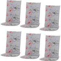 SIENA GARDEN Gartenmöbelauflage »Mirach«, LxBxH: 120x48x6 cm, Baumwolle – rot SIENA GARDEN Gartenmöbelauflage »Mirach«, LxBxH: 120x48x6 cm, Baumwolle – rot