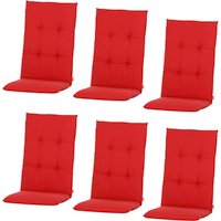 SIENA GARDEN Gartenmöbelauflage »Mirach«, LxBxH: 120x48x6 cm, Baumwolle – rot SIENA GARDEN Gartenmöbelauflage »Mirach«, LxBxH: 120x48x6 cm, Baumwolle – rot