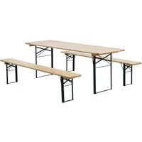 FUN STAR Gartenmöbelset, 3er-Set, Stahl – beige FUN STAR Gartenmöbelset, 3er-Set, Stahl – beige