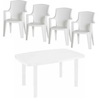 PROGARDEN Gartenmöbelset »Eden«, 5er-Set, Kunststoff – weiss Rabatt: 14 % PROGARDEN Gartenmöbelset »Eden«, 5er-Set, Kunststoff – weiss Rabatt: 14 %