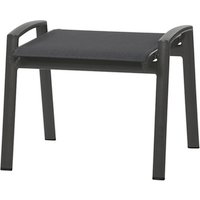 SIENA GARDEN Hocker »Savina«, Aluminium, matt anthrazit – grau SIENA GARDEN Hocker »Savina«, Aluminium, matt anthrazit – grau