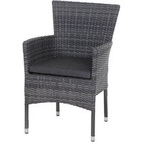 GARDAMO Diningsessel »Padova II«, Stahl, BxHxT: 57 x 86 x 60 cm – grau GARDAMO Diningsessel »Padova II«, Stahl, BxHxT: 57 x 86 x 60 cm – grau