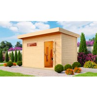 WEKA Saunahaus »FARSUND«, BxTxH: 390 x 186,6 x 253 cm, ohne Ofen – beige WEKA Saunahaus »FARSUND«, BxTxH: 390 x 186,6 x 253 cm, ohne Ofen – beige