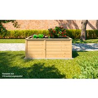 WEKA Ergänzungs-Set, für Hochbeete, BxH: 67 x 69 cm, Holz – braun WEKA Ergänzungs-Set, für Hochbeete, BxH: 67 x 69 cm, Holz – braun