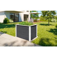 WEKA Hochbeet, BxH: 100 x 69 cm, Holz – schwarz | grau WEKA Hochbeet, BxH: 100 x 69 cm, Holz – schwarz | grau