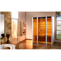 WEKA Infrarotkabine »Hamina«, natur, HxT (Außenmanß): 190 x 103,5 cm, für 2 Personen – braun WEKA Infrarotkabine »Hamina«, natur, HxT (Außenmanß): 190 x 103,5 cm, für 2 Personen – braun